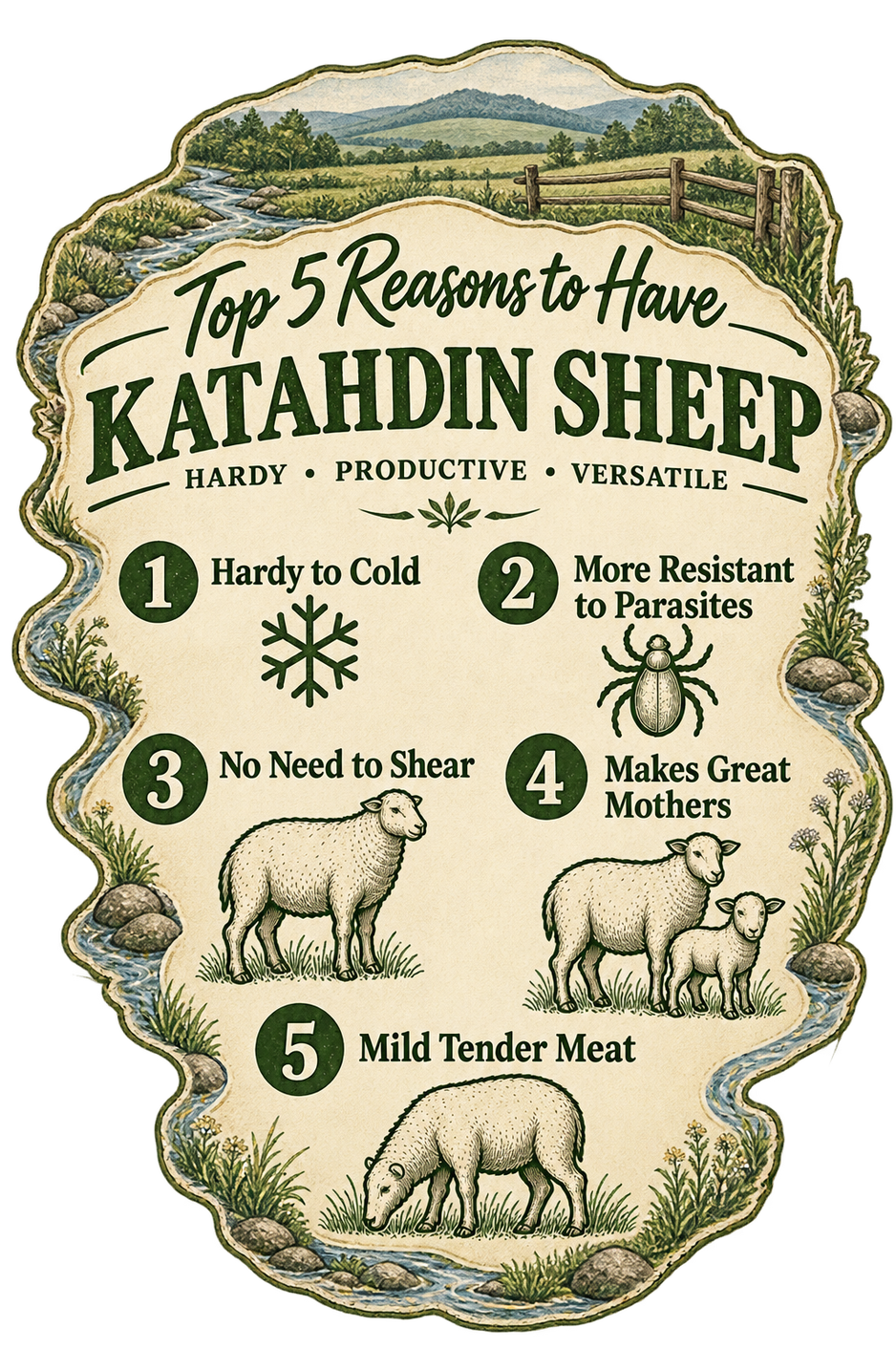 Katahdin Sheep Goods for Sale